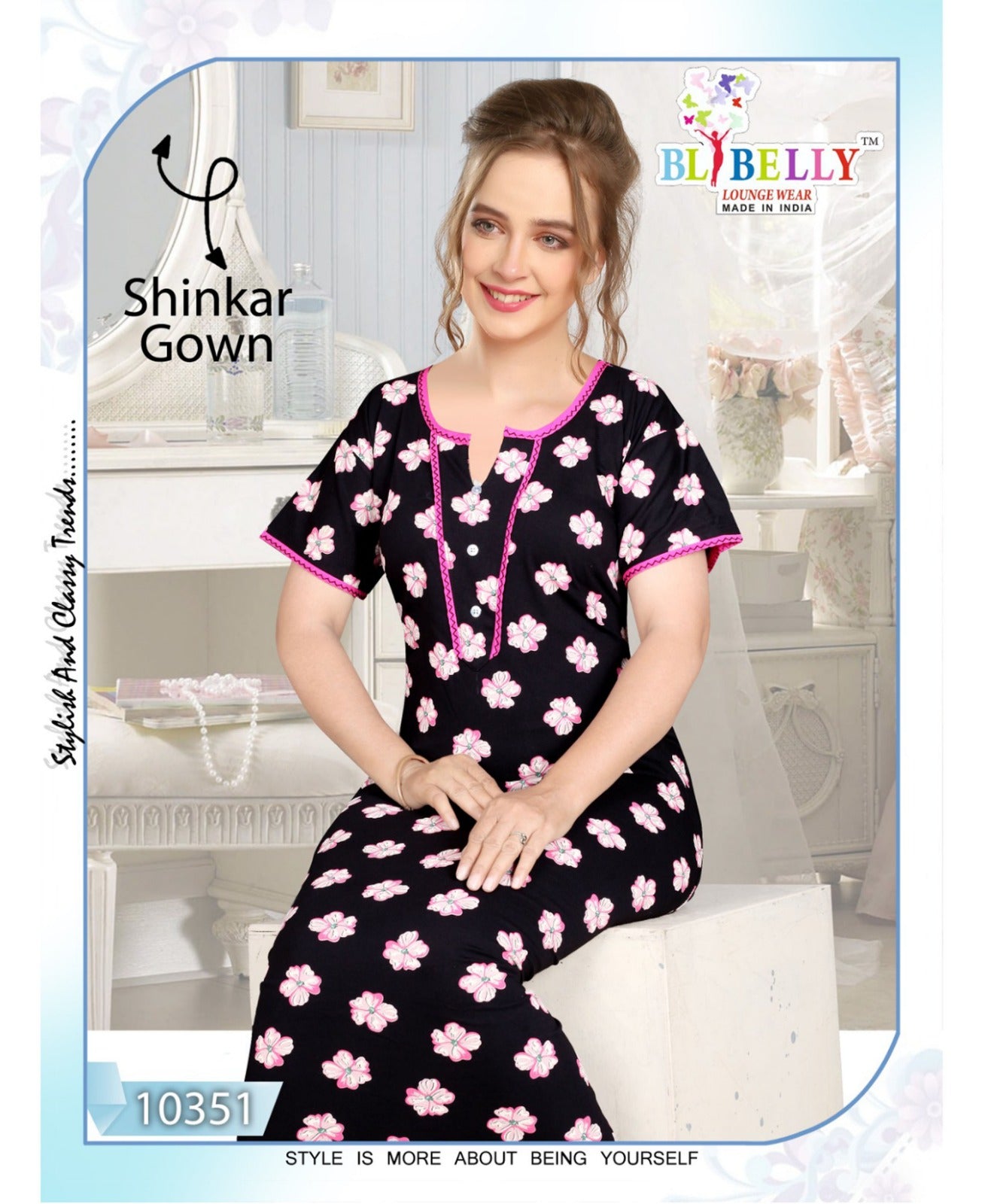 Vol 688 Belly Sinker Night Gowns Wholesaler India