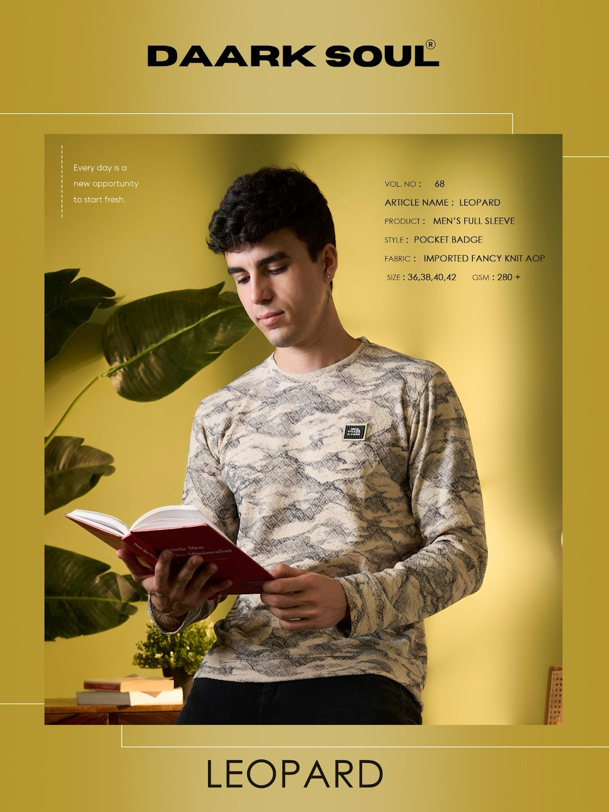 Vol 68 Daark Soul Imported Knit Aop Mens Tshirts Exporter