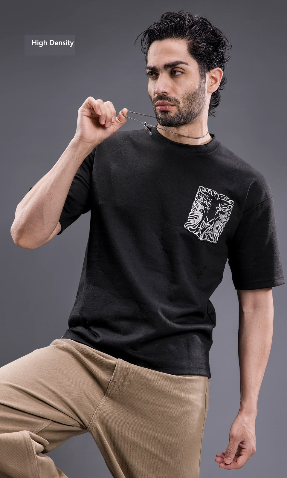 Vol 6915 To 6922 Oversized High Density Interlock Mens Tshirts Manufacturer India