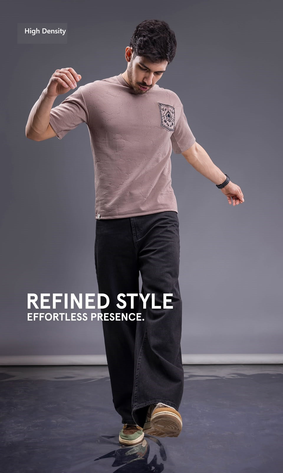 Vol 6915 To 6922 Oversized High Density Interlock Mens Tshirts Manufacturer India