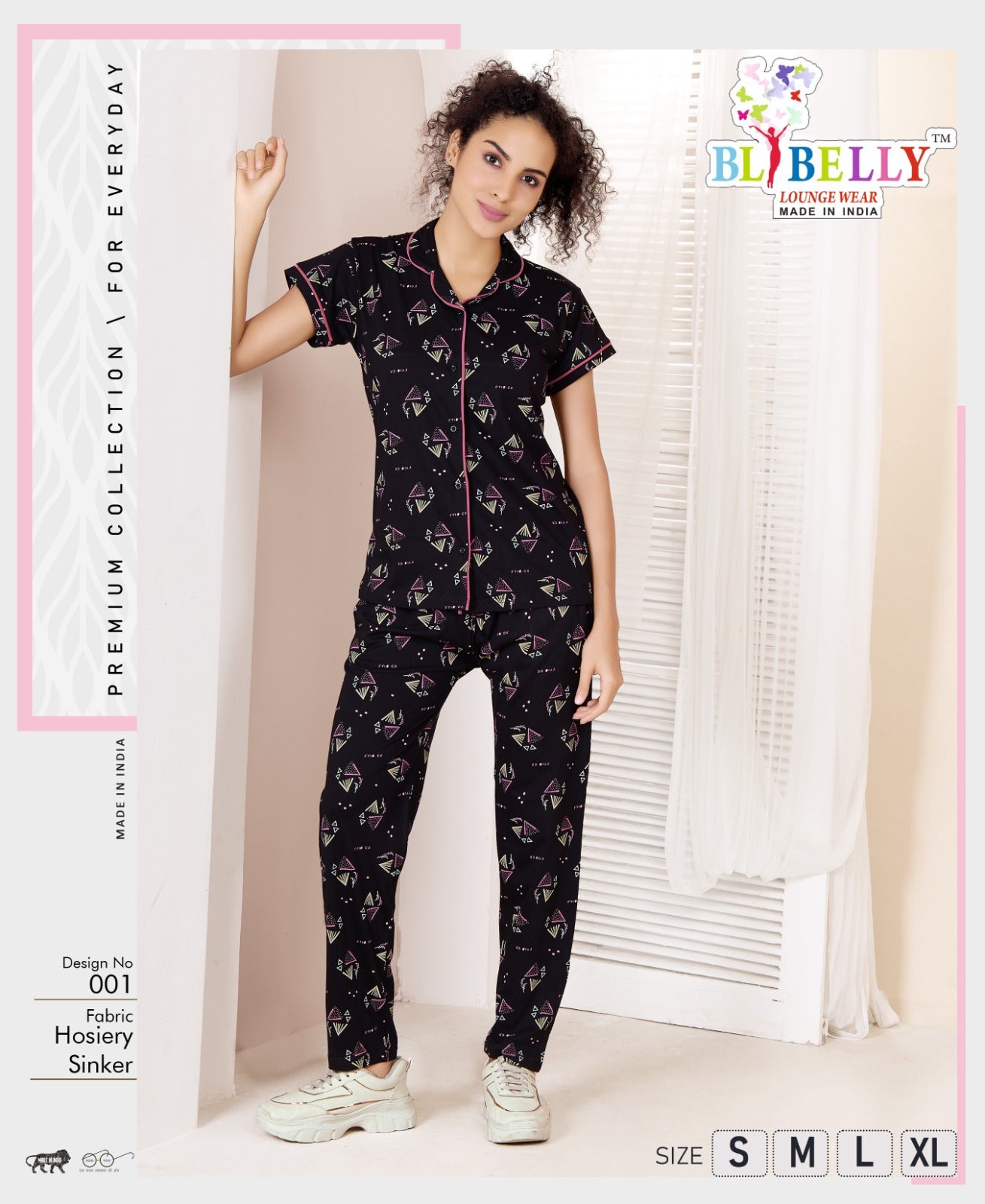 Vol 693 Belly Sinker Collar Night Suits Manufacturer India