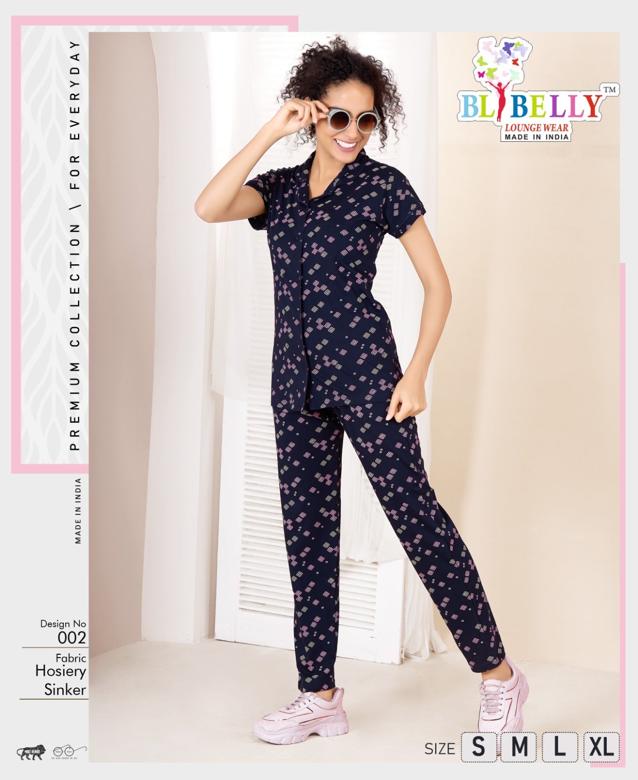 Vol 693 Belly Sinker Collar Night Suits Manufacturer India