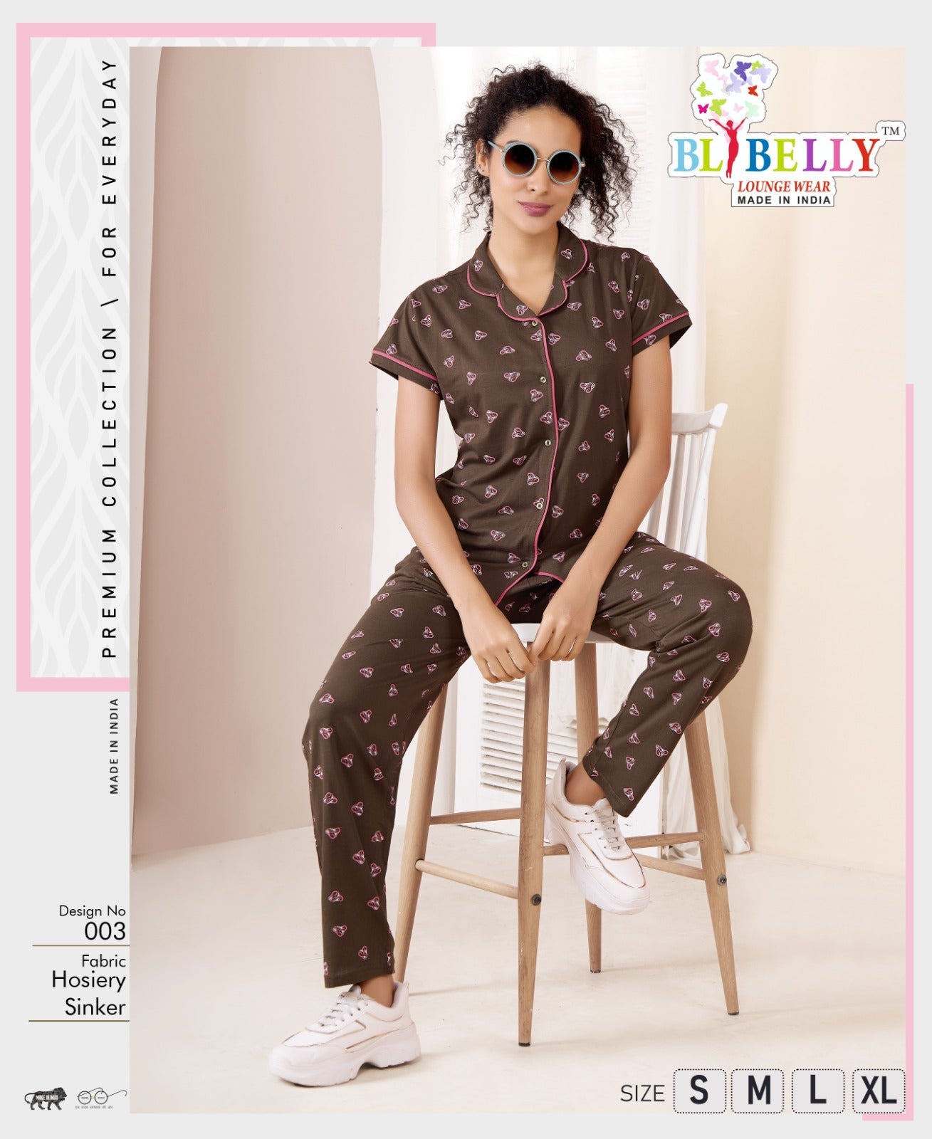 Vol 693 Belly Sinker Collar Night Suits Manufacturer India
