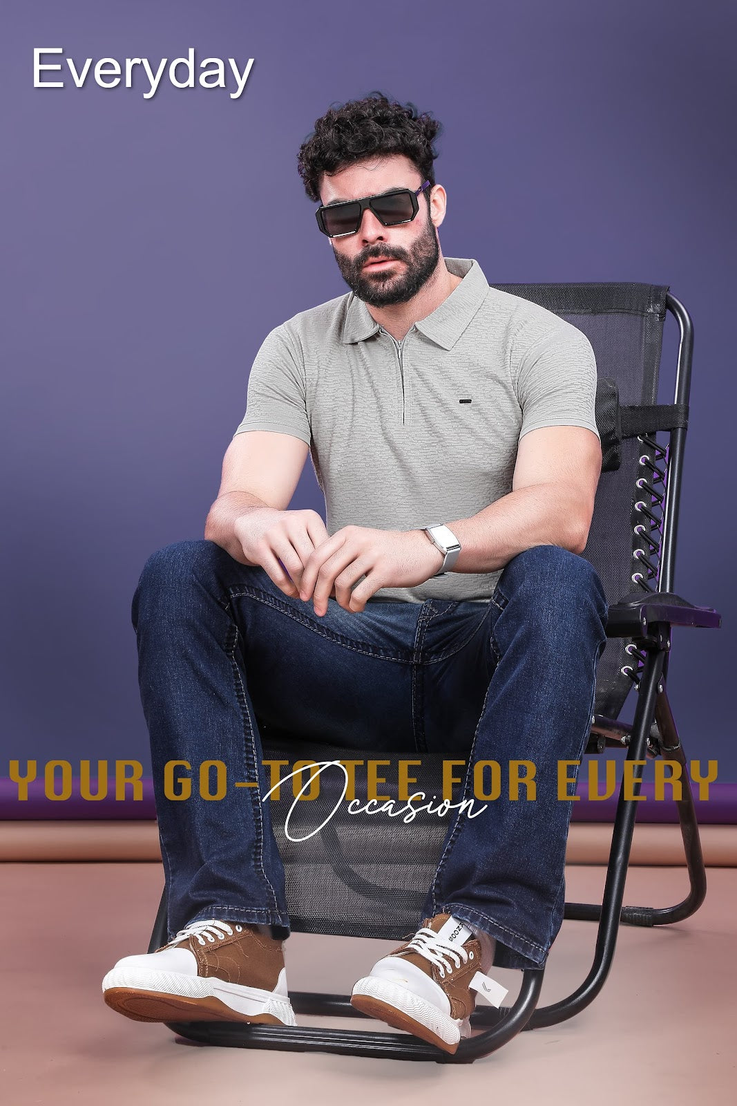 Vol 694 Everyday Jacquard Mens Tshirts Wholesaler
