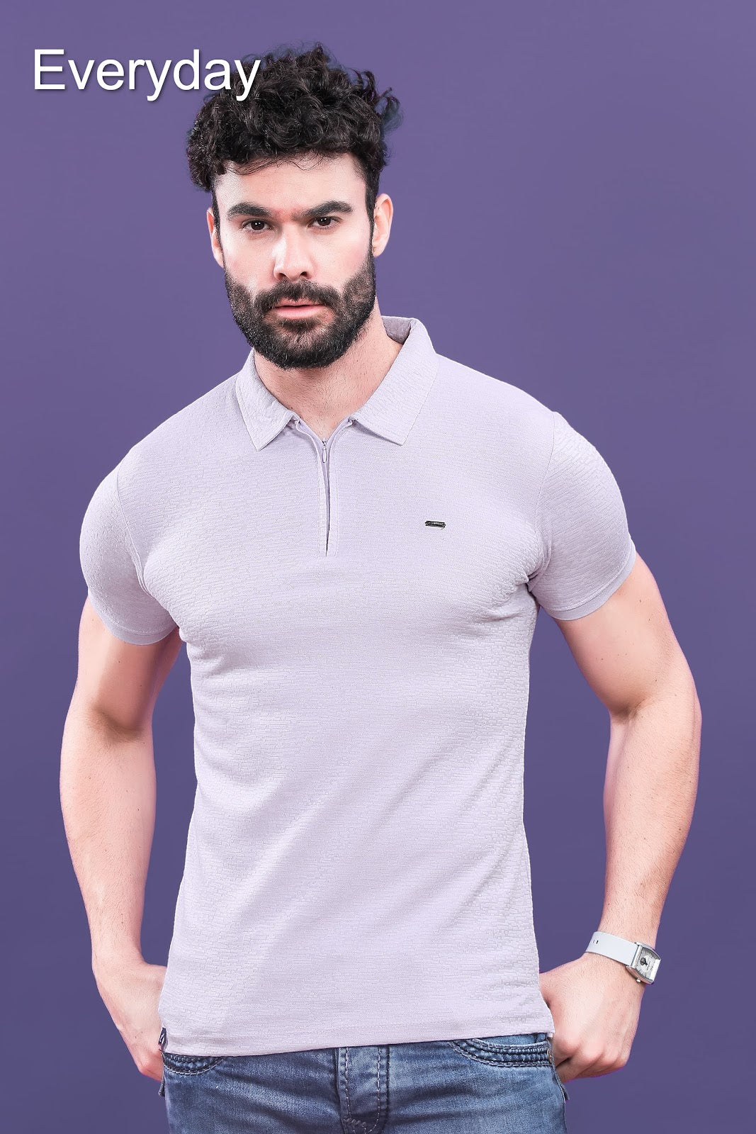 Vol 694 Everyday Jacquard Mens Tshirts Wholesaler