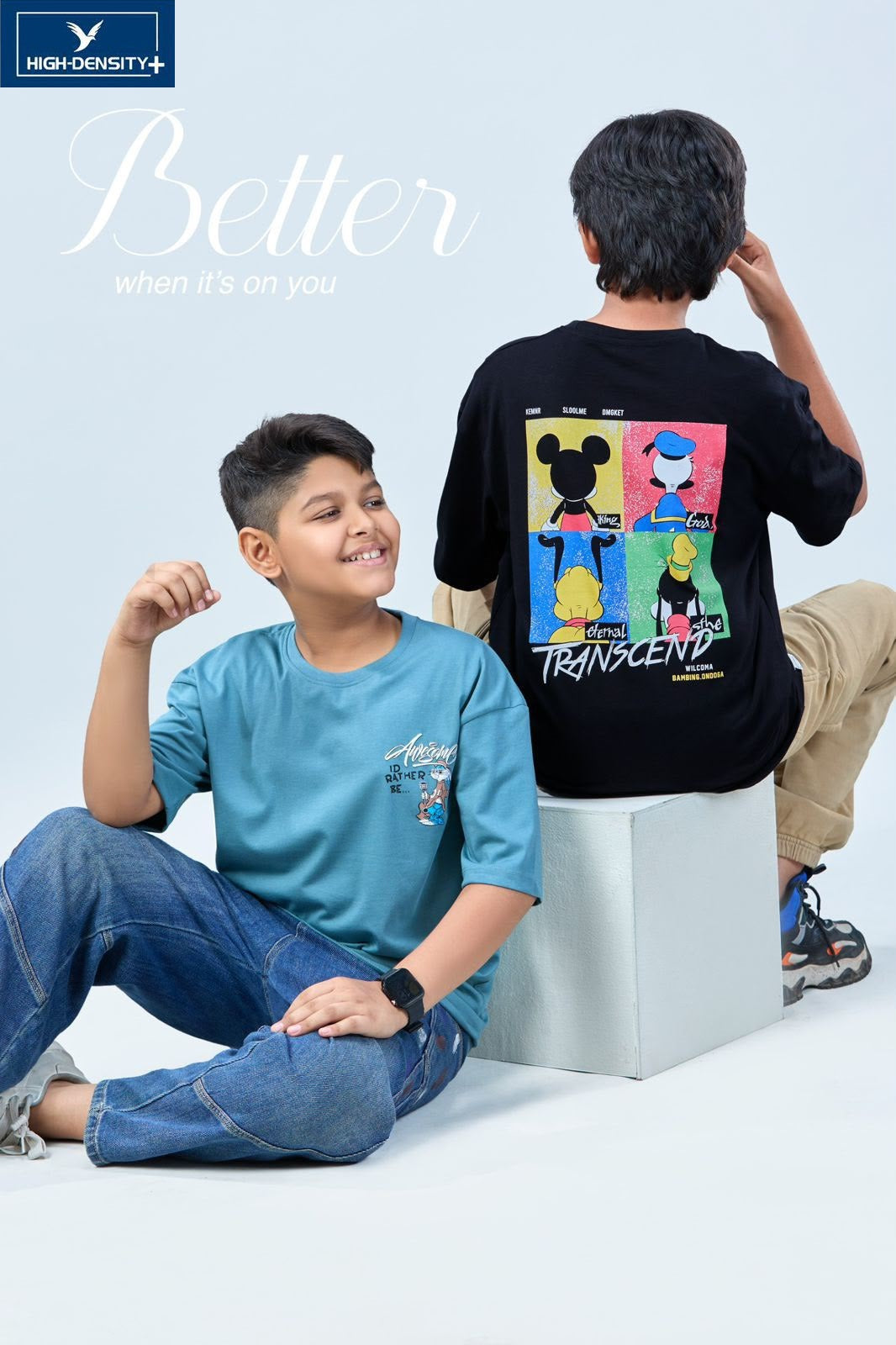 Vol 6953 To 6960 Interlock High Density Lycra Boys Tshirt Wholesaler India