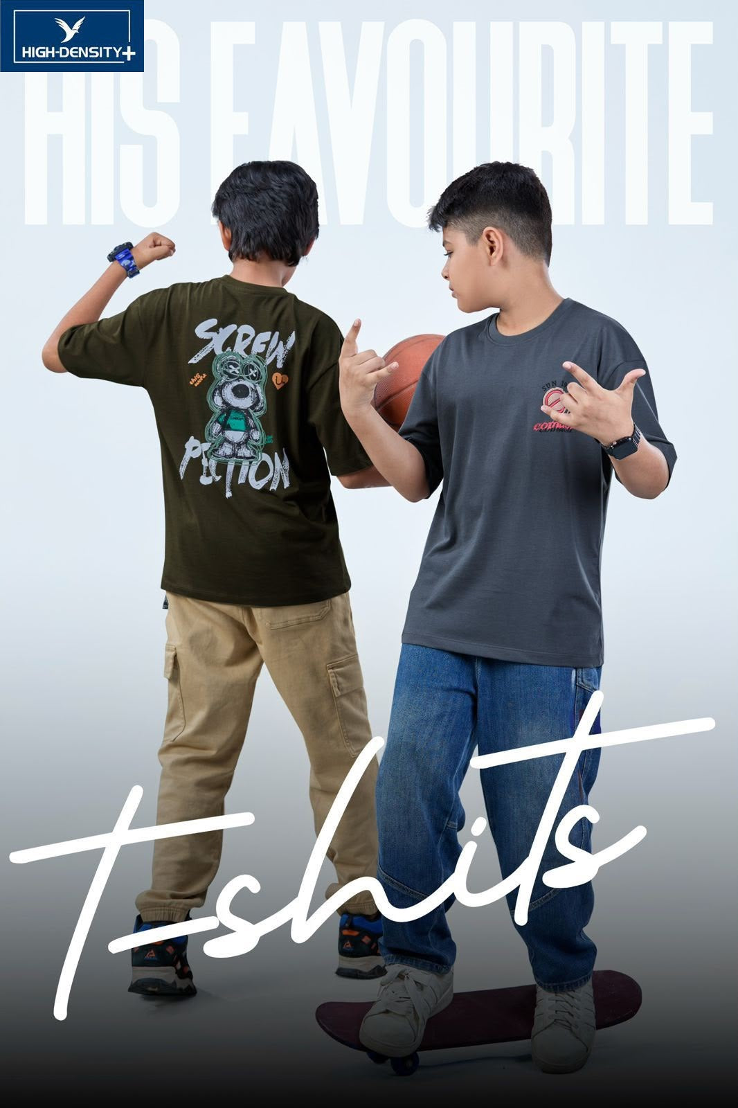 Vol 6953 To 6960 Interlock High Density Lycra Boys Tshirt Wholesaler India