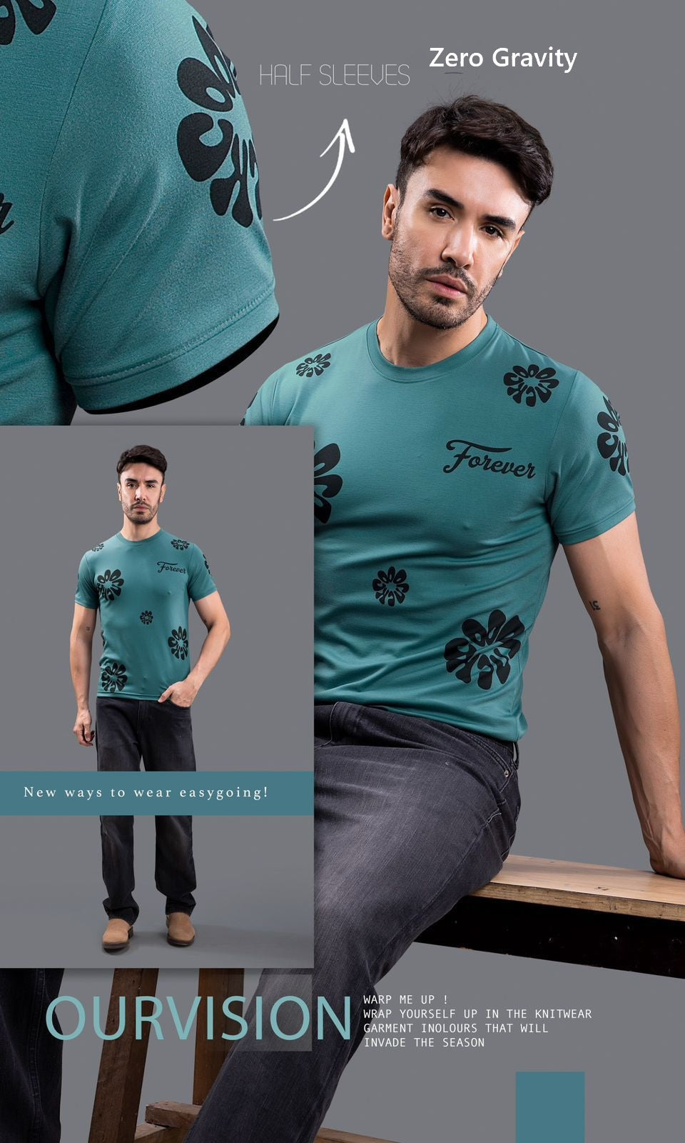 Vol 6995 To 7002 Zero Gravity Tencil Lycra Mens Tshirts Supplier Ahmedabad