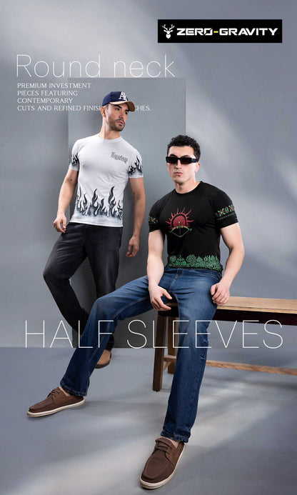 Vol 6995 To 7002 Zero Gravity Tencil Lycra Mens Tshirts Supplier Ahmedabad
