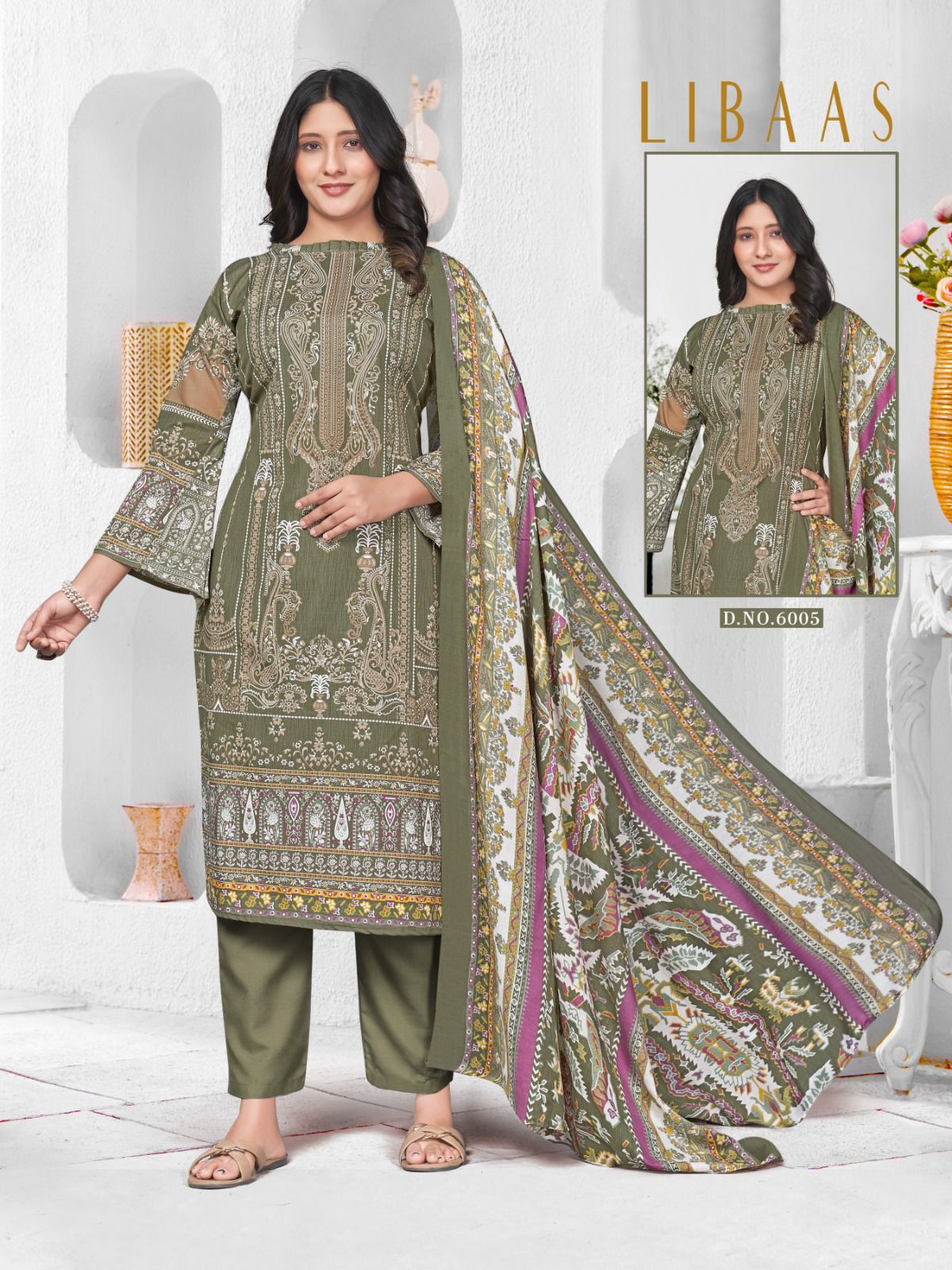Vol 6 Libaas Cotton Karachi Salwar Suits Supplier