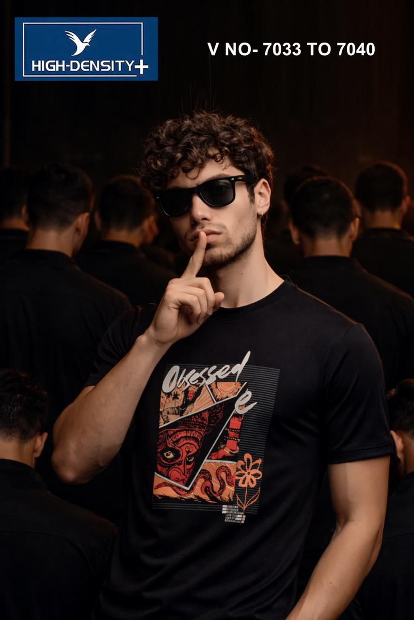Vol 7033 To 7040 High Density Dobby Mens Tshirts Wholesale Price