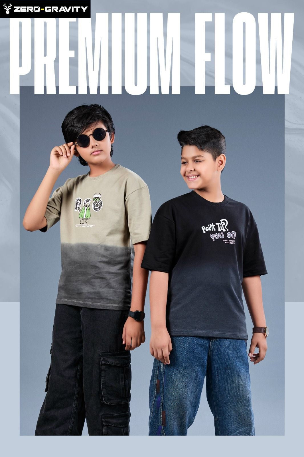 Vol 7047 To 7052 Zero Gravity Cotton Looper Boys Tshirt Exporter India