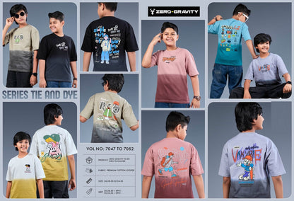 Vol 7047 To 7052 Zero Gravity Cotton Looper Boys Tshirt Exporter India