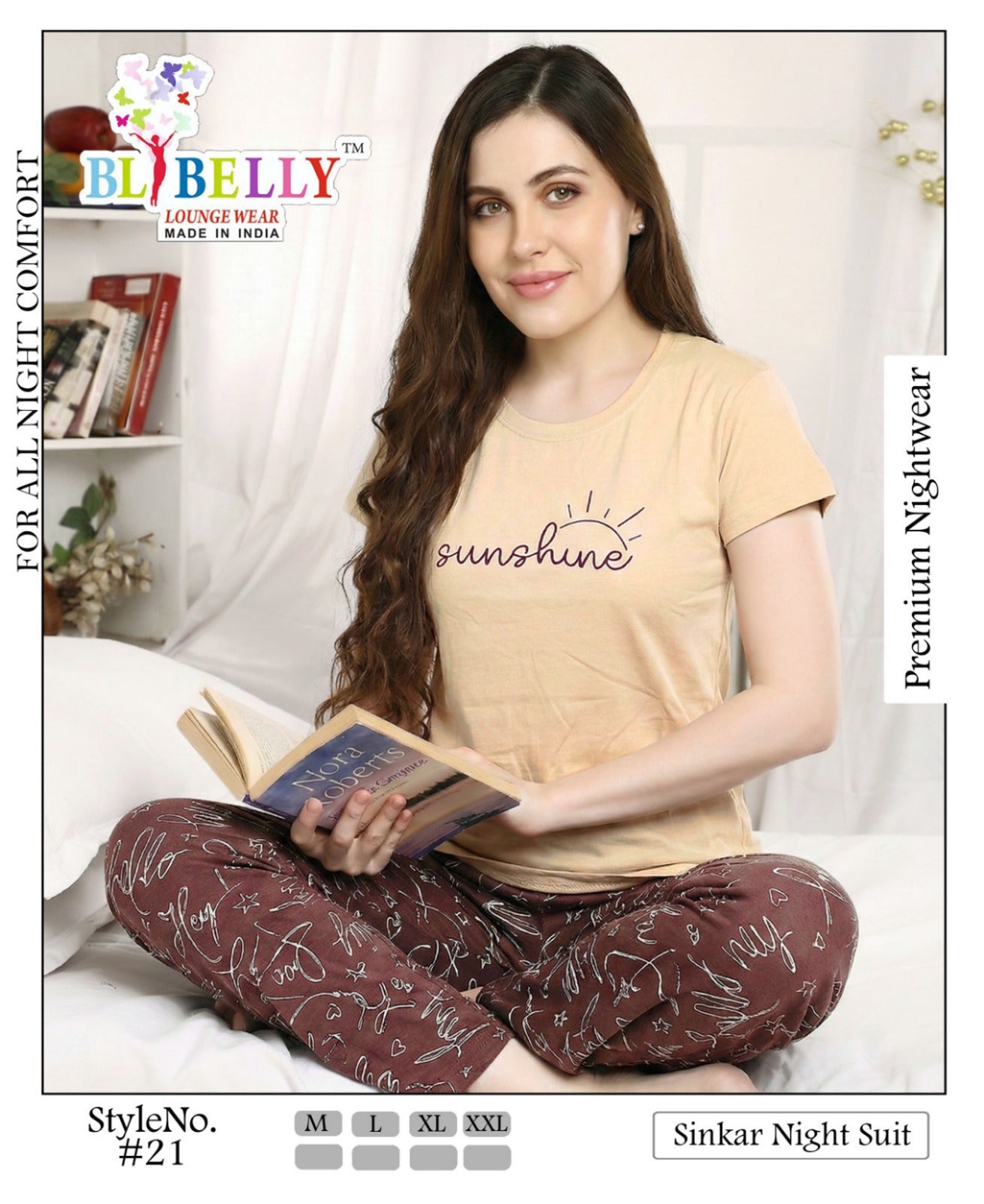 Vol 706 Belly Sinker Pyjama Night Suits Manufacturer Ahmedabad