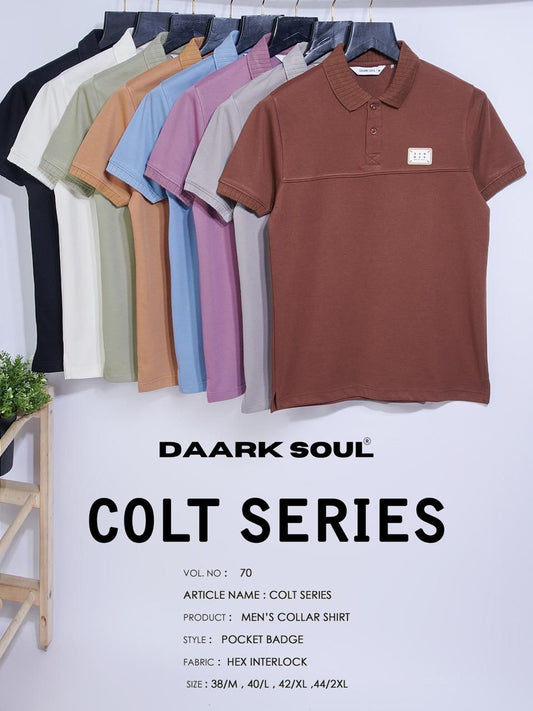 Vol 70 Daark Soul Hex Interlock Mens Tshirts Exporter Gujarat