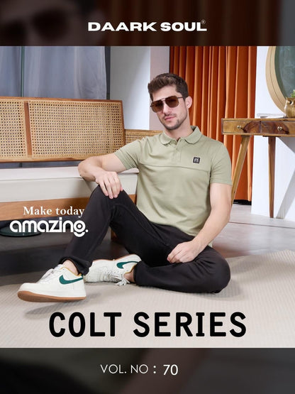 Vol 70 Daark Soul Hex Interlock Mens Tshirts Exporter Gujarat