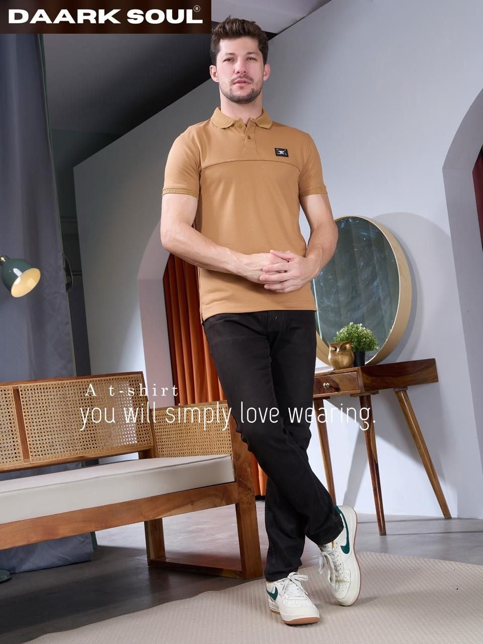 Vol 70 Daark Soul Hex Interlock Mens Tshirts Exporter Gujarat