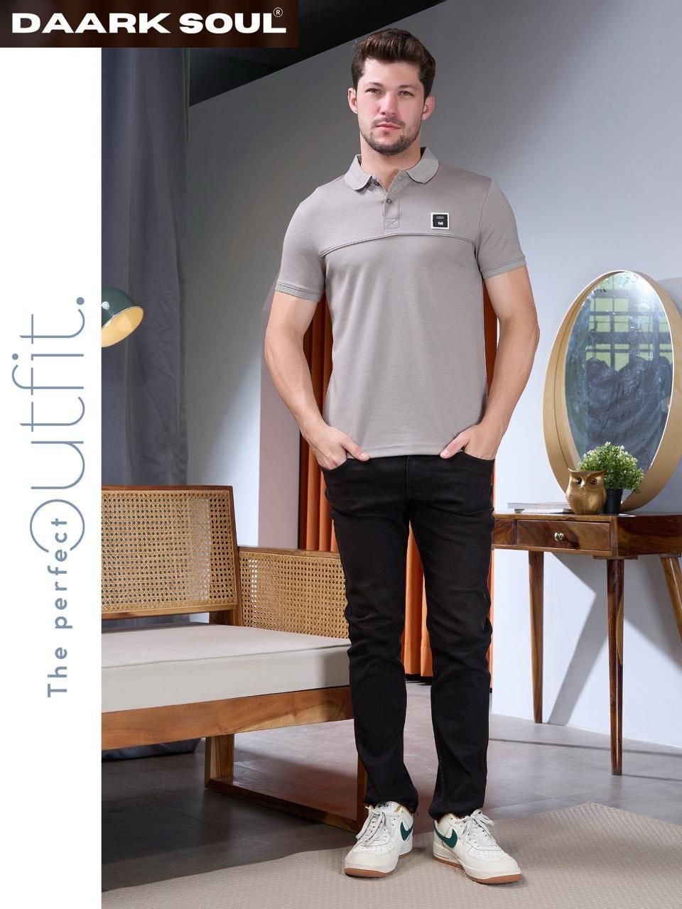 Vol 70 Daark Soul Hex Interlock Mens Tshirts Exporter Gujarat