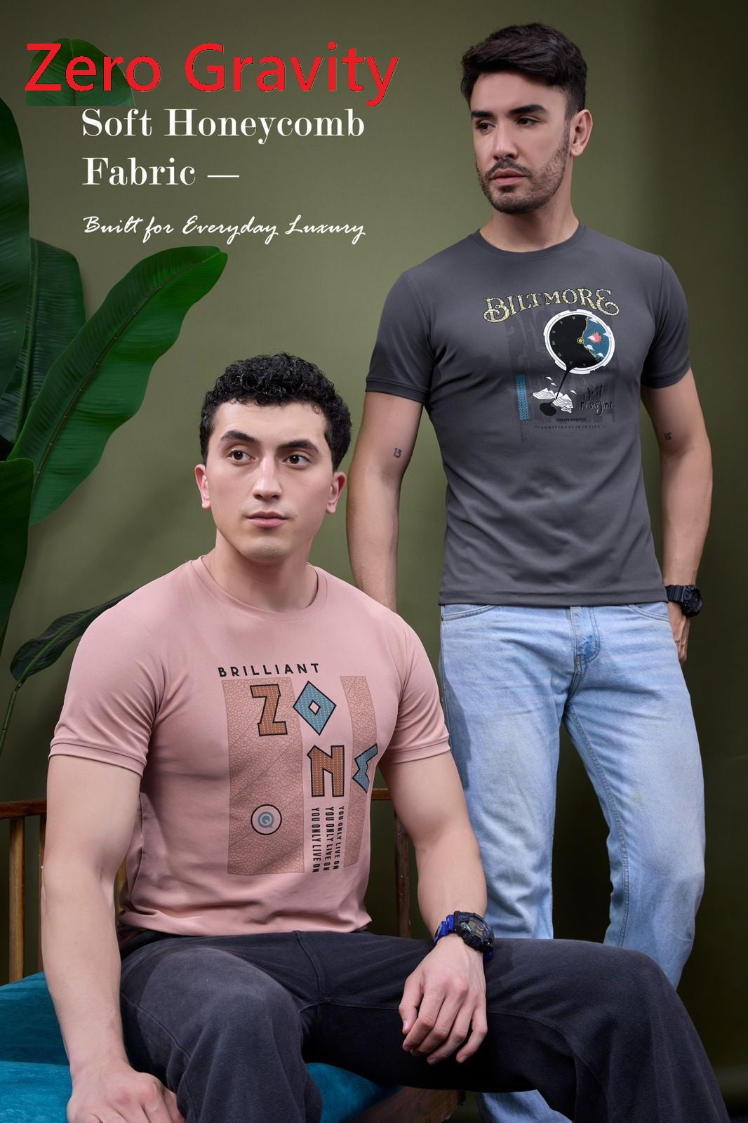Vol 7137 To 7144 High Density Zero Gravity Honey Comb Mens Tshirts Exporter Gujarat