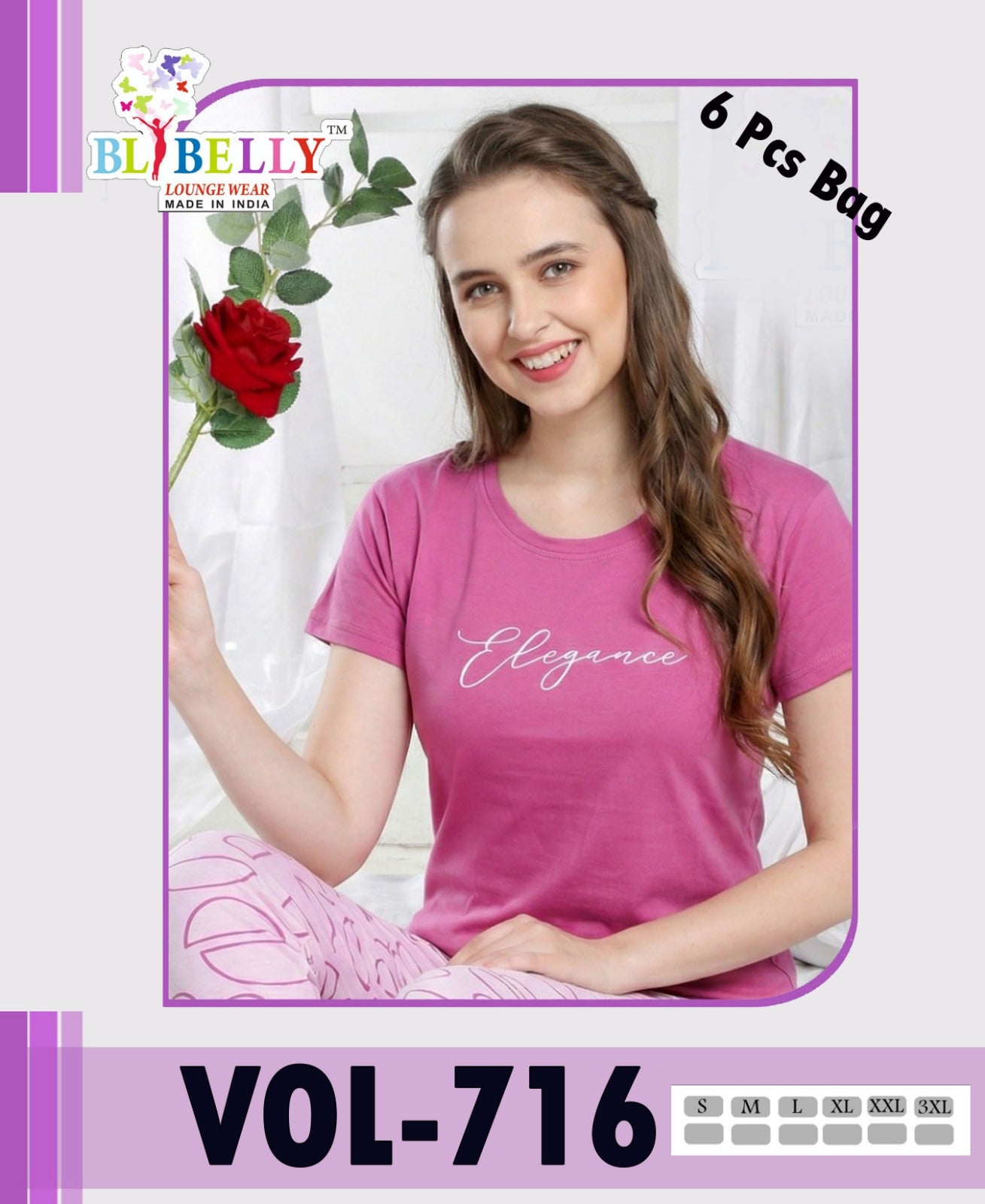 Vol 716 Belly Sinker Pyjama Night Suits Manufacturer Gujarat