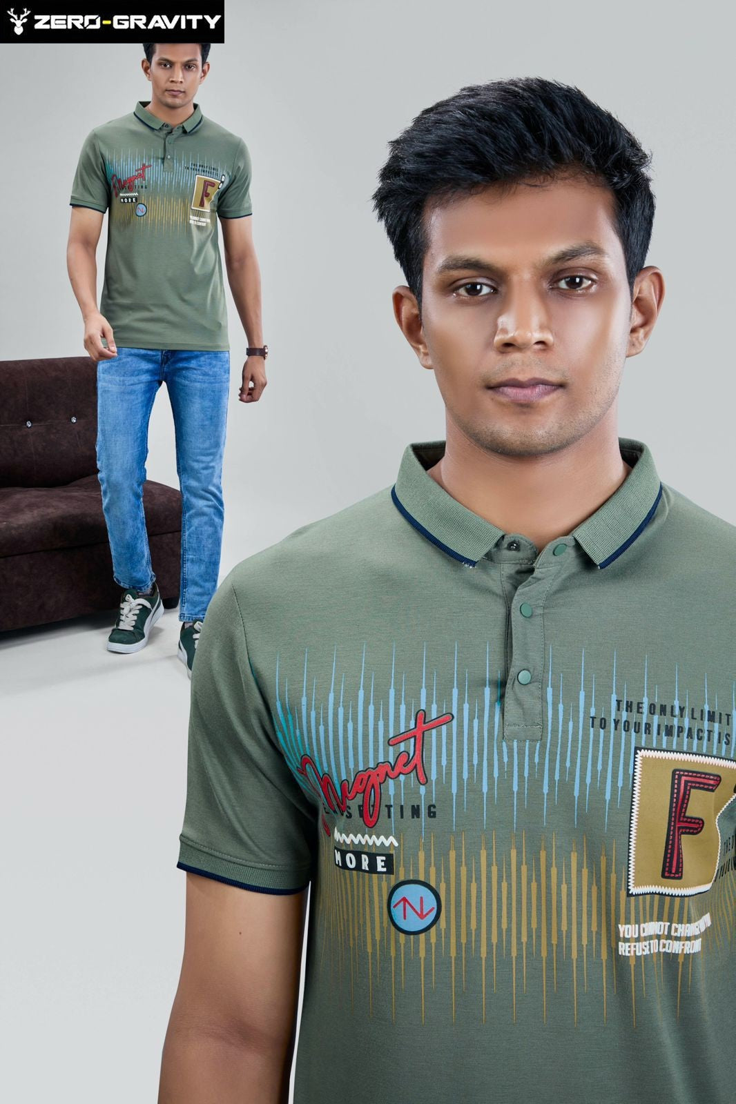 Vol 7171 To 7178 Zero Gravity Tencil Lycra Mens Tshirts Supplier India