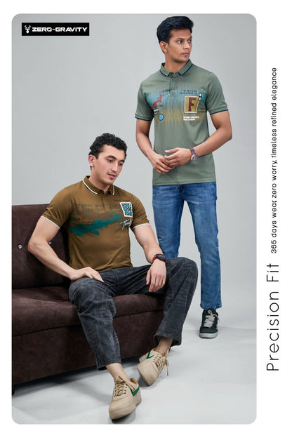 Vol 7171 To 7178 Zero Gravity Tencil Lycra Mens Tshirts Supplier India