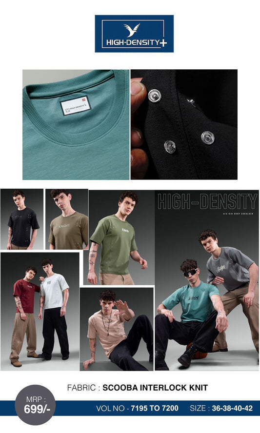 Vol 7195 To 7200 Cargo Style High Density Knit Mens Tshirts Wholesaler