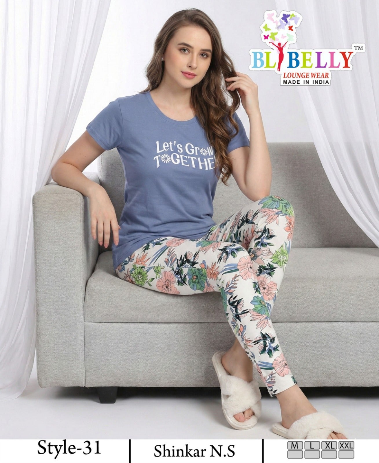 Vol 719 Belly Sinker Pyjama Night Suits Exporter