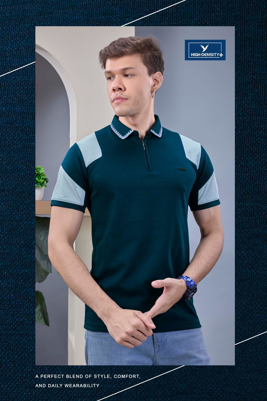 Vol 7201 To 7208 High Density Knit Mens Tshirts Manufacturer Gujarat