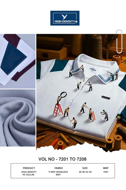 Vol 7201 To 7208 High Density Knit Mens Tshirts Manufacturer Gujarat