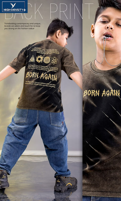 Vol 7209 To 7216 Oversized High Density Interlock Boys Tshirt Manufacturer India