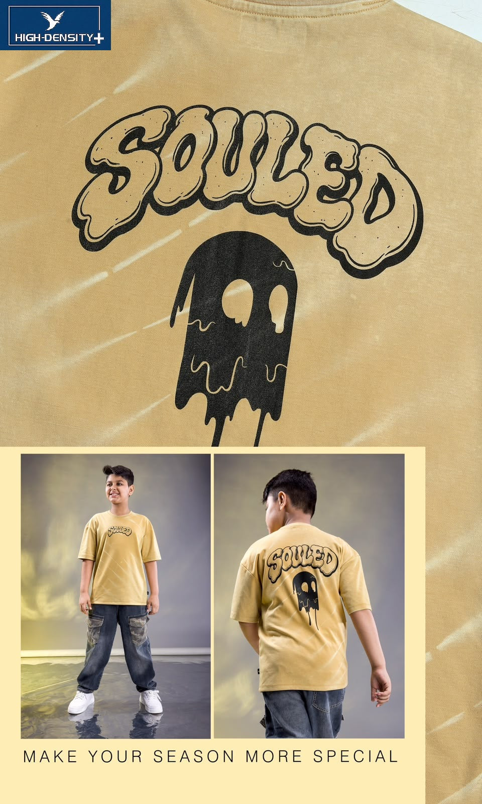 Vol 7209 To 7216 Oversized High Density Interlock Boys Tshirt Manufacturer India