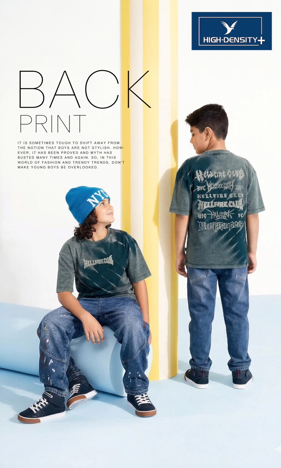 Vol 7209 To 7216 Oversized High Density Interlock Boys Tshirt Manufacturer India