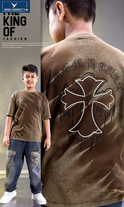 Vol 7209 To 7216 Oversized High Density Interlock Boys Tshirt Manufacturer India