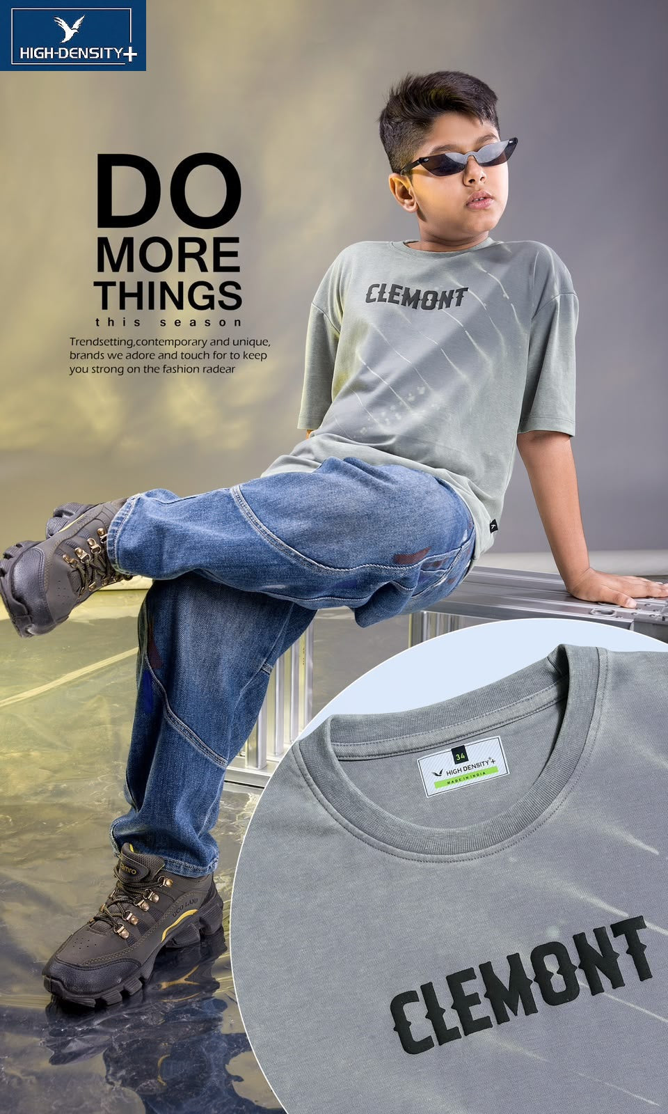 Vol 7209 To 7216 Oversized High Density Interlock Boys Tshirt Manufacturer India