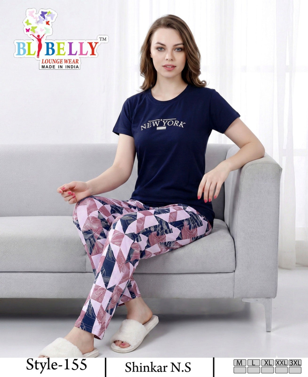 Vol 720 Belly Sinker Pyjama Night Suits Supplier Gujarat