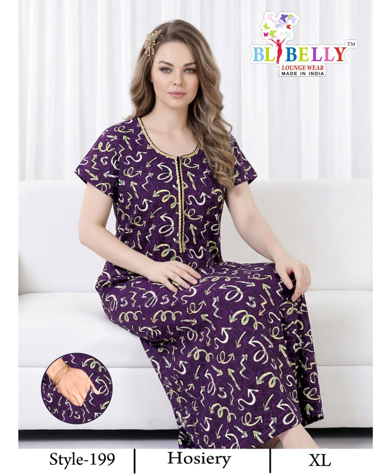 Vol 722 Belly Sinker Night Gowns Wholesaler