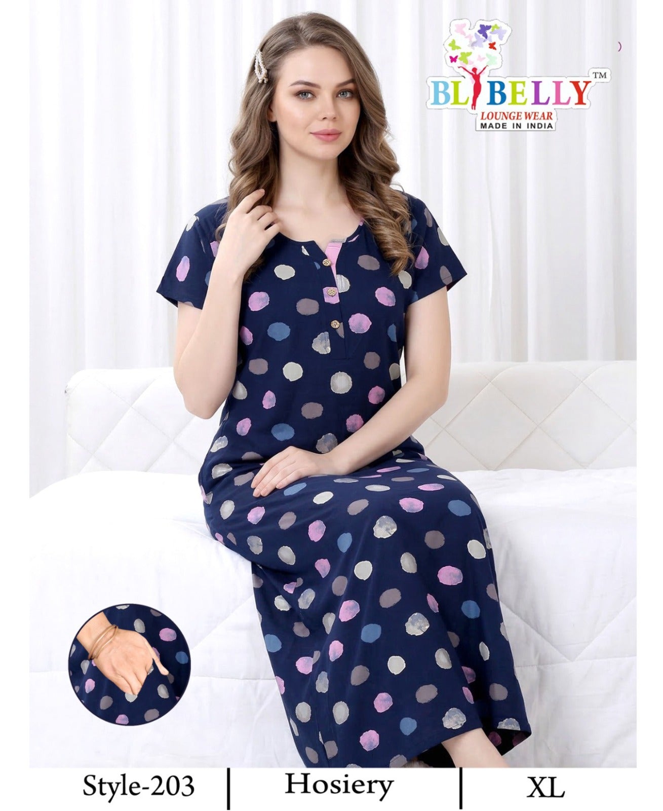 Vol 722 Belly Sinker Night Gowns Wholesaler
