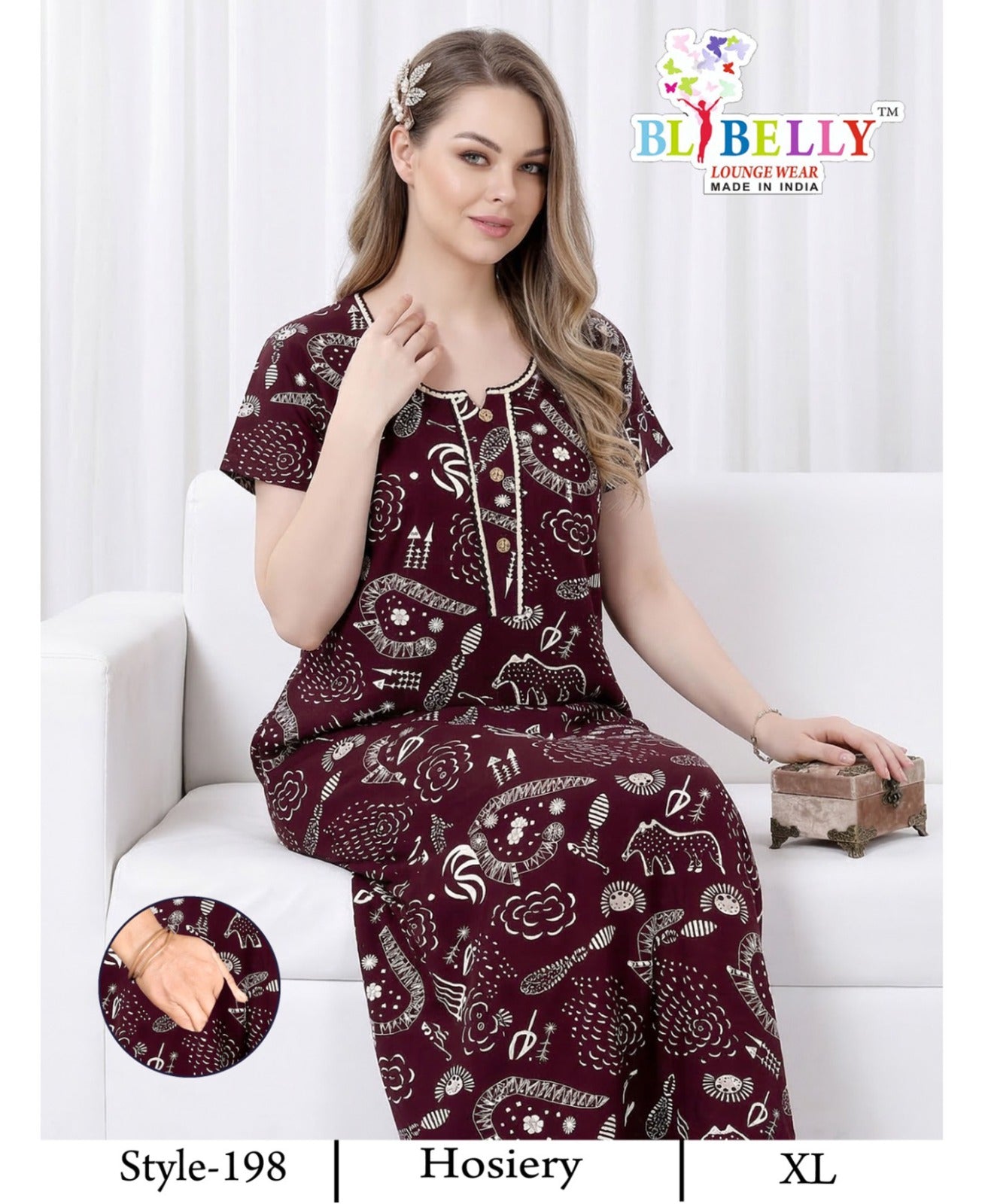 Vol 723 Belly Sinker Night Gowns Wholesale Rate