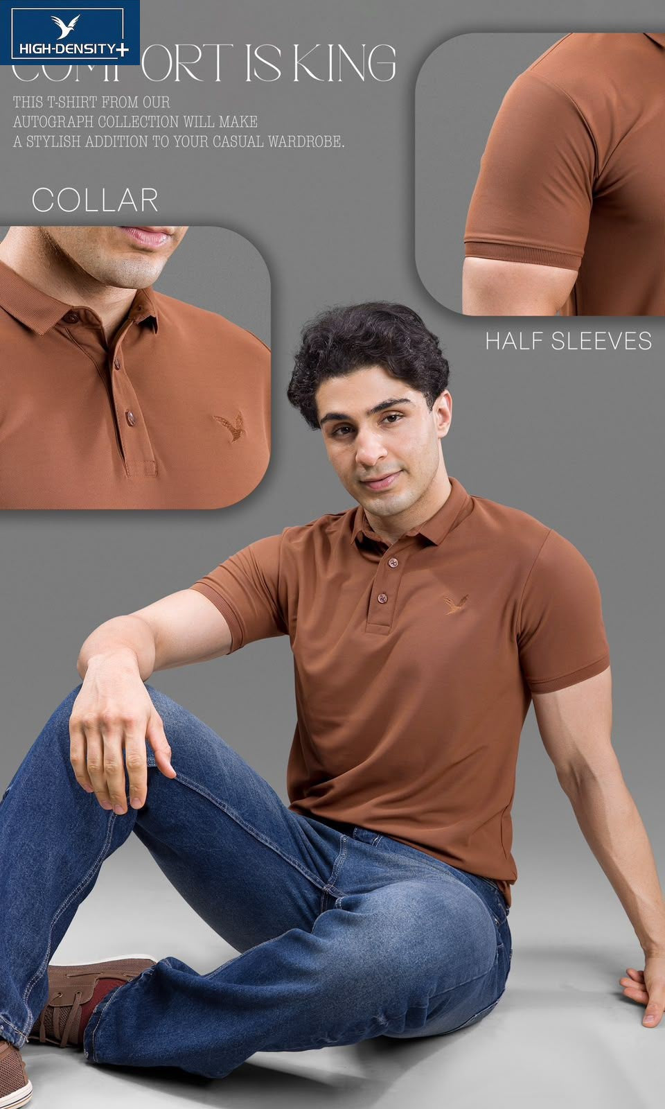 Vol 7255 To 7264 High Density Honey Comb Mens Tshirts Wholesaler India
