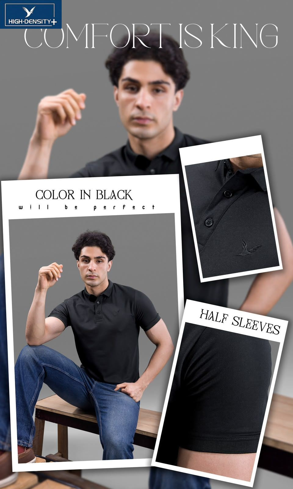 Vol 7255 To 7264 High Density Honey Comb Mens Tshirts Wholesaler India