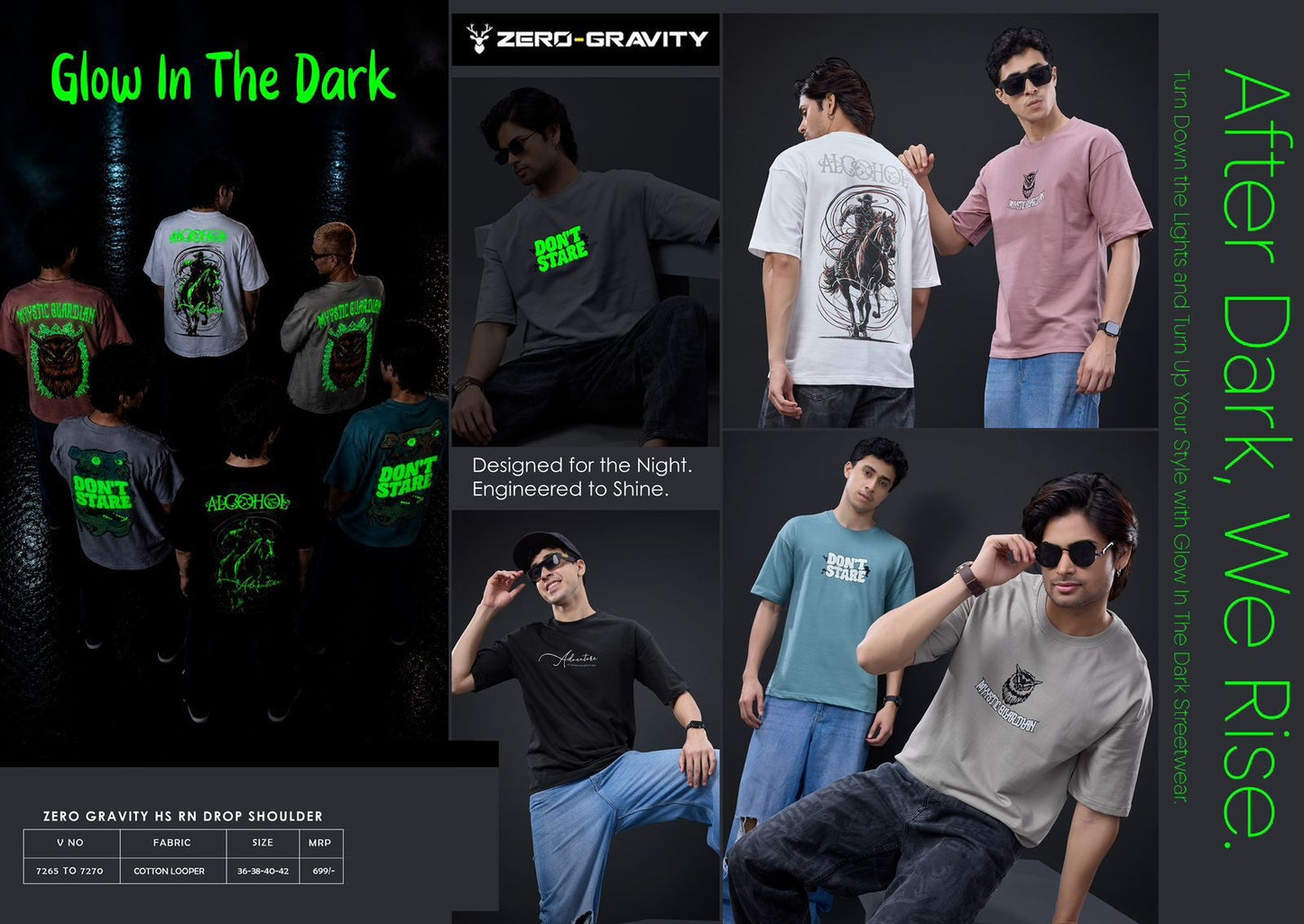 Vol 7265 To 7270 Zero Gravity Cotton Lycra Mens Tshirts Wholesaler India