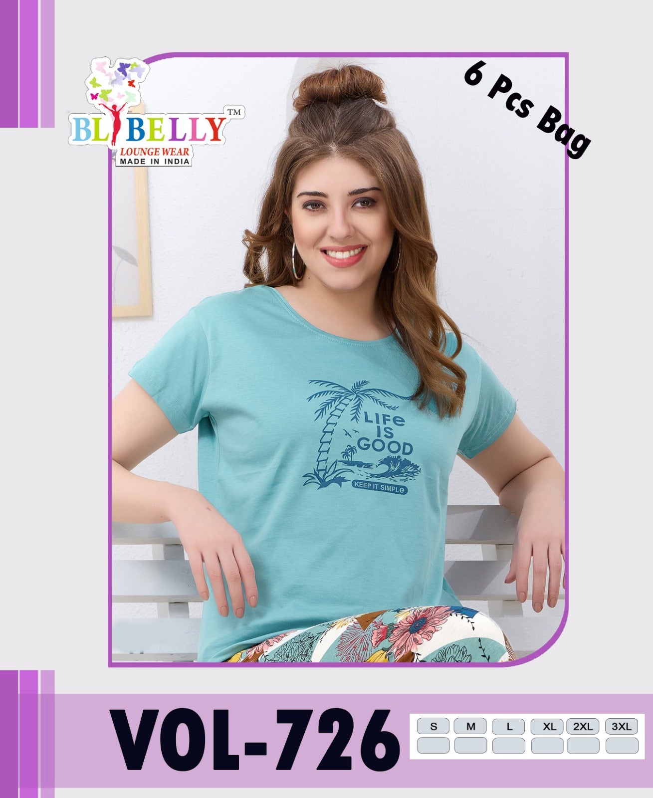 Vol 726 Belly Sinker Pyjama Night Suits Wholesale Price