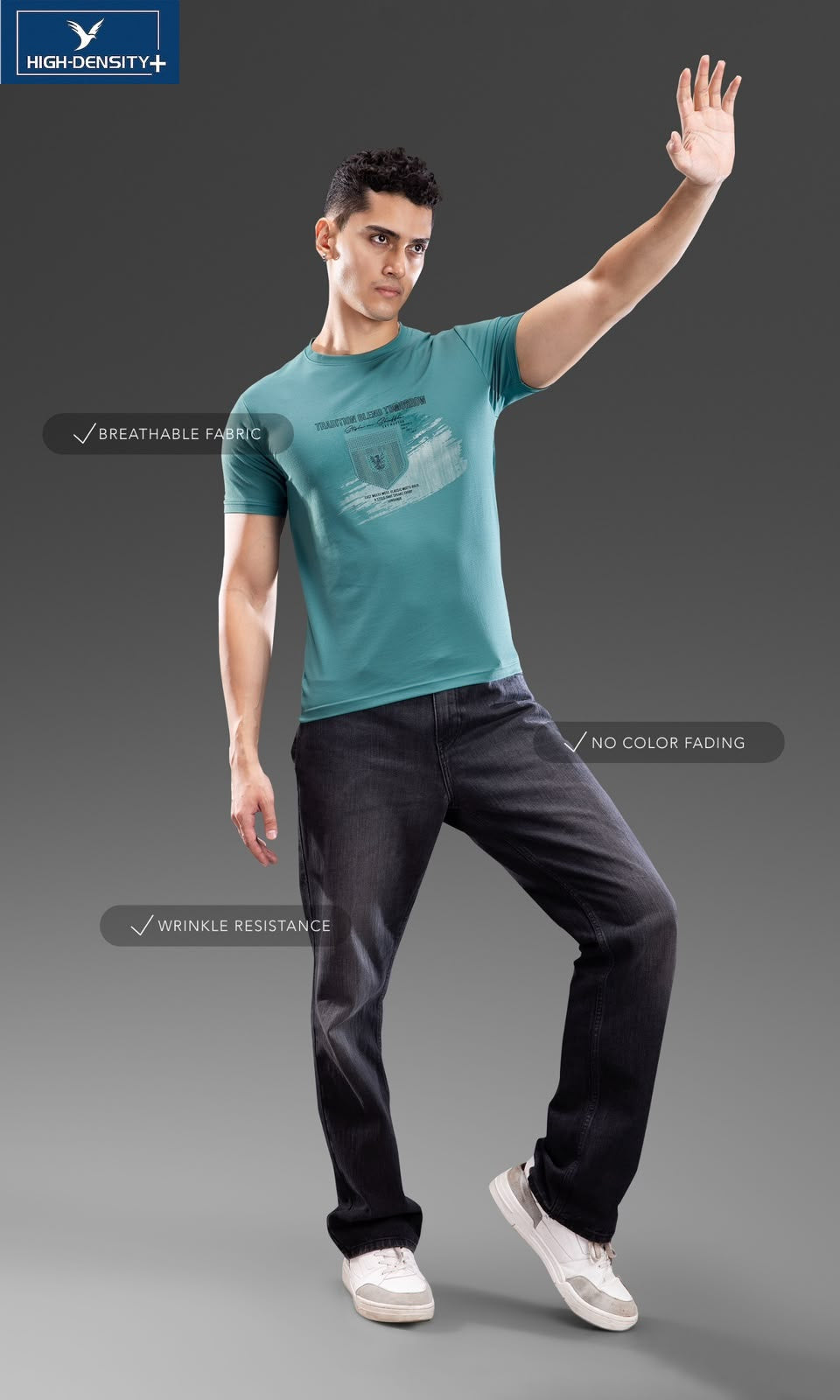 Vol 726 To 733 Dobby High Density Lycra Knit Mens Tshirts Wholesaler India