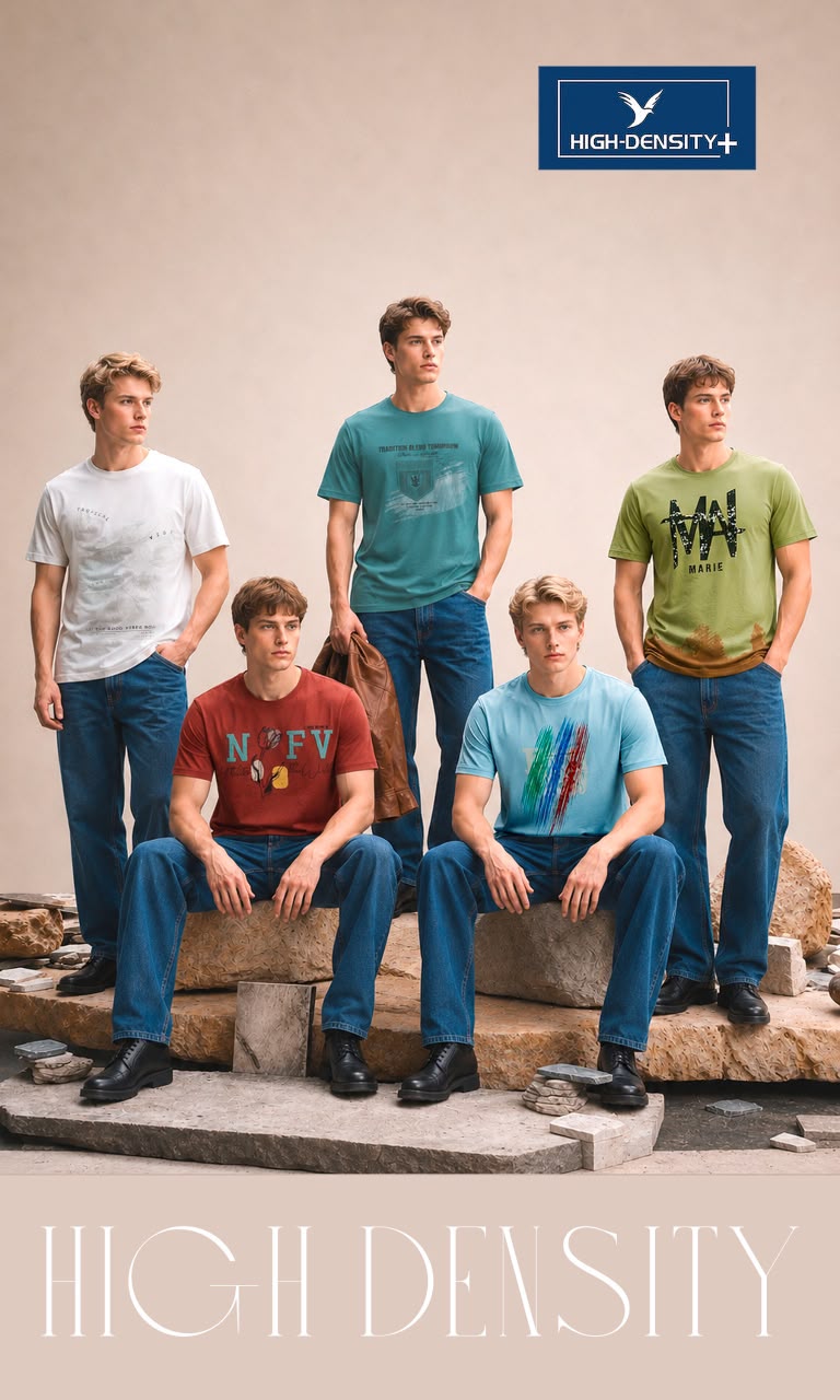 Vol 726 To 733 Dobby High Density Lycra Knit Mens Tshirts Wholesaler India
