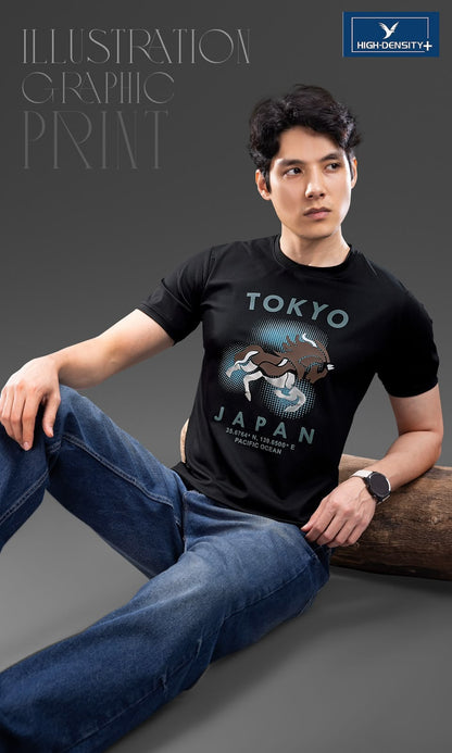 Vol 726 To 733 Dobby High Density Lycra Knit Mens Tshirts Wholesaler India