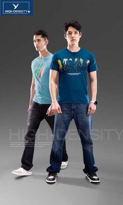 Vol 726 To 733 Dobby High Density Lycra Knit Mens Tshirts Wholesaler India