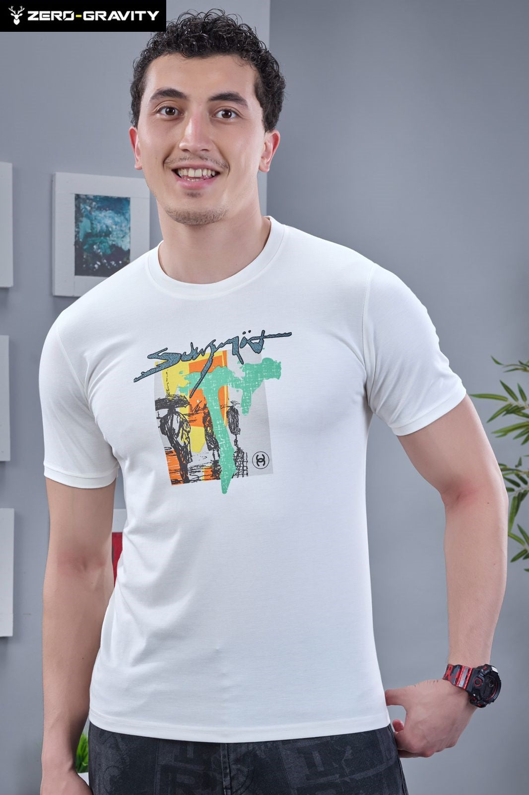 Vol 7279 To 7286 Zero Gravity Tencil Lycra Mens Tshirts Wholesale Rate