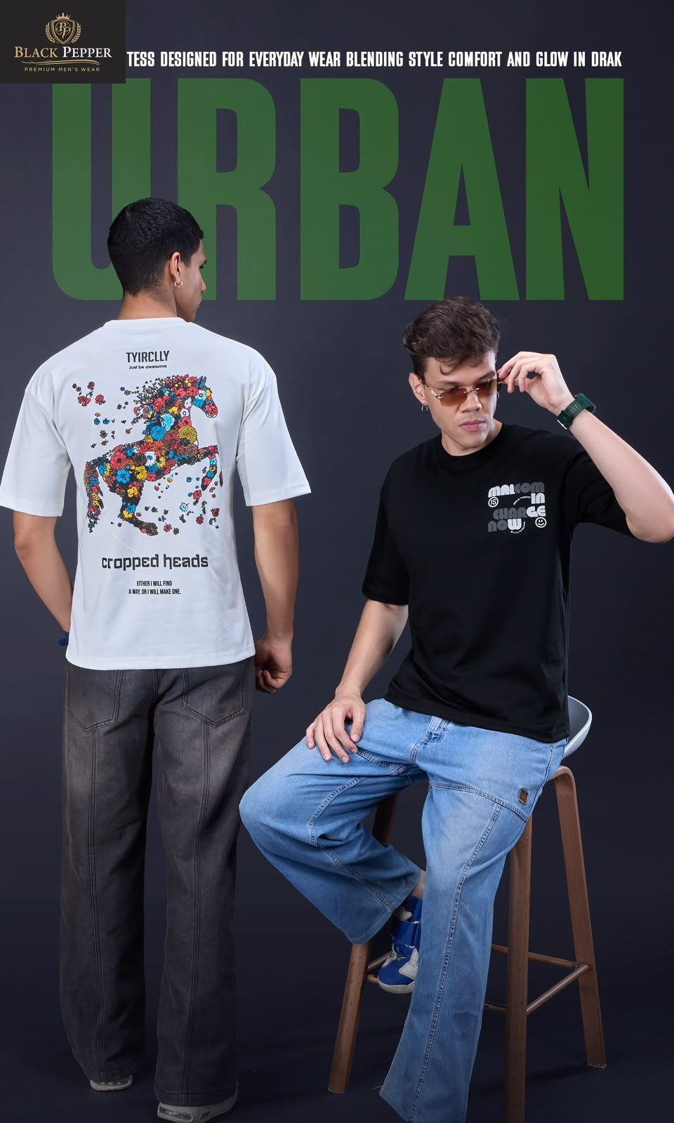 Vol 7295 To 7300 Black Pepper Canvas Interlock Mens Tshirts Wholesaler Gujarat