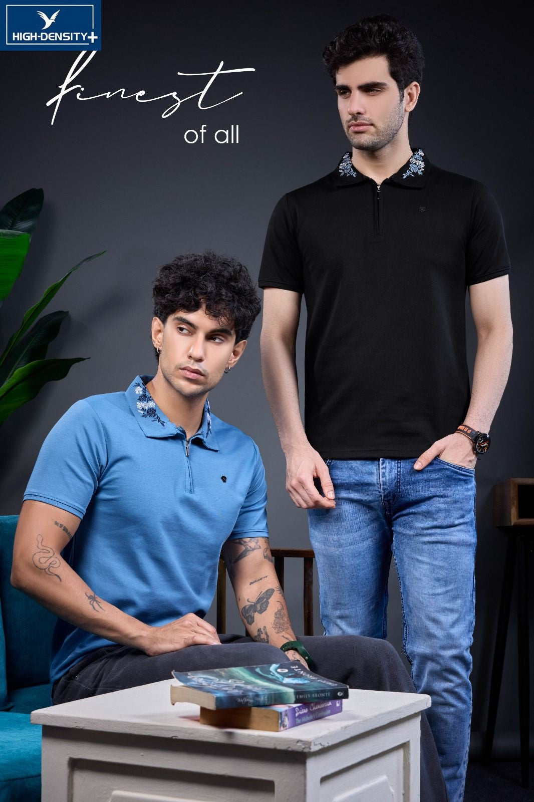 Vol 7387 To 7394 High Density Canvas Interlock Mens Tshirts Wholesaler India